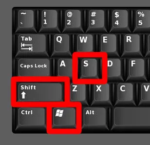 Use the "Windows + Shift + S" Shortcut (Snip & Sketch)