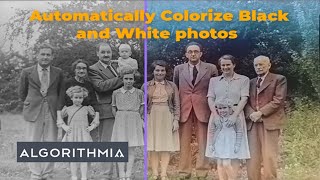 What is Algorithmia Colorize Photo?