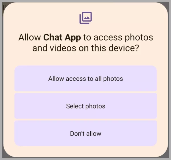 Restricting Photo and Video Access