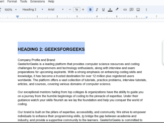 Mastering Organization: How to Add Headings in Google Docs